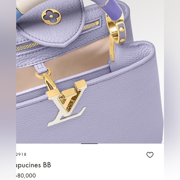 Lavender Capucine with scarf like new - Picture 2 of 5